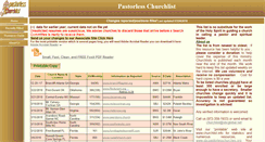 Desktop Screenshot of churchlist.info